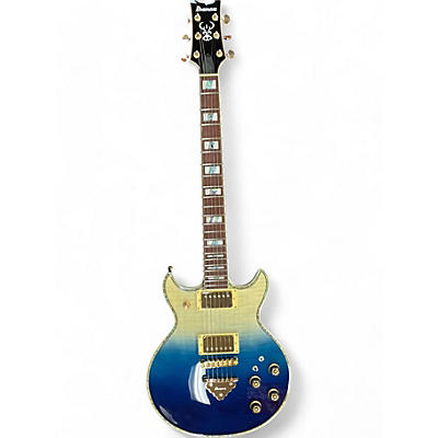 Ibanez Used Ibanez AR420 Artist Series Transparent Blue Gradation Solid Body Electric Guitar