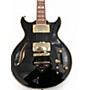 Used Ibanez AR520 Black Hollow Body Electric Guitar Black