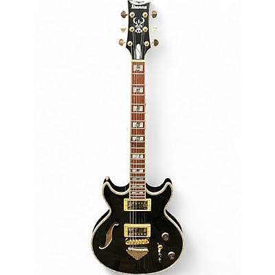 Used Ibanez AR520 Black and Gold Hollow Body Electric Guitar