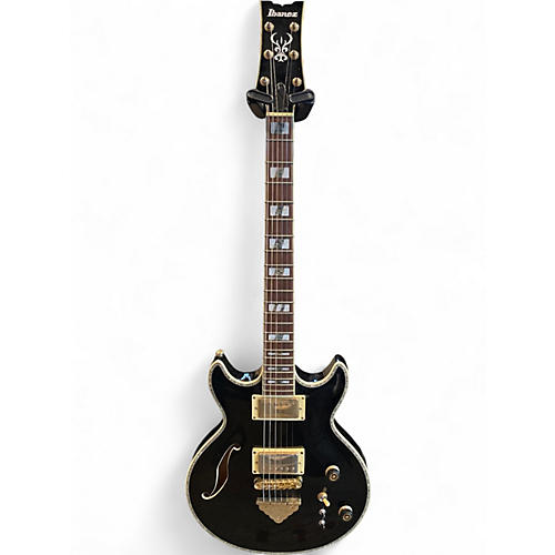 Used Ibanez AR520H Black Hollow Body Electric Guitar Black