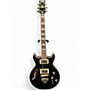 Used Ibanez AR520H Black Hollow Body Electric Guitar Black