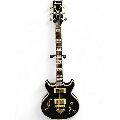 Used Ibanez AR520H Black Hollow Body Electric Guitar Black