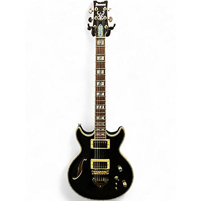 Used Ibanez AR520H Black Hollow Body Electric Guitar