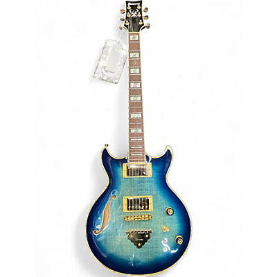 Used Ibanez AR520HFM BLUE BURST Hollow Body Electric Guitar