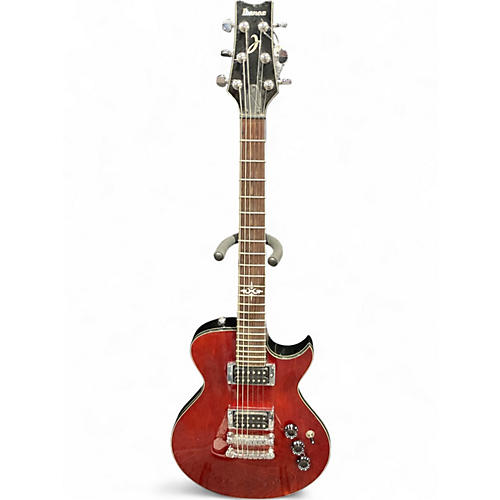 Used Ibanez ART100 Art Series Trans Red Solid Body Electric Guitar Trans Red