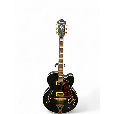 Used Ibanez ARTCORE AF75G FLAT BLACK Hollow Body Electric Guitar