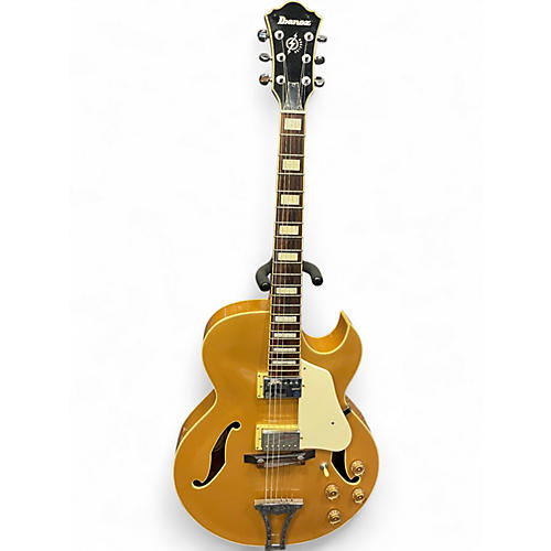 Used Ibanez ARTCORE AK75D Aztec Gold Hollow Body Electric Guitar Aztec Gold