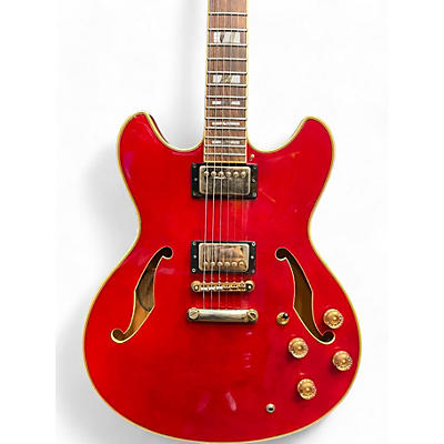 Ibanez Used Ibanez AS120 Artstar Trans Red Hollow Body Electric Guitar