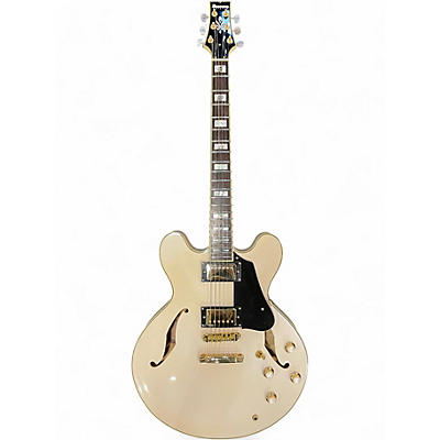 Used Ibanez AS120 White Hollow Body Electric Guitar