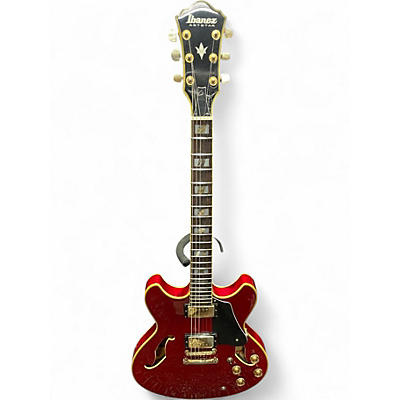 Used Ibanez AS120 Wine Red Hollow Body Electric Guitar