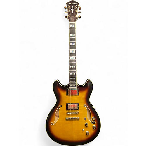 Used Ibanez  AS153 2 Color Sunburst Hollow Body Electric Guitar 2 Color Sunburst