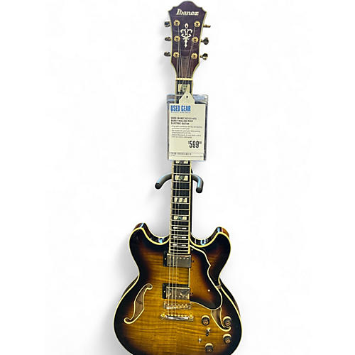 Used Ibanez AS153-AYS Burst Hollow Body Electric Guitar Burst