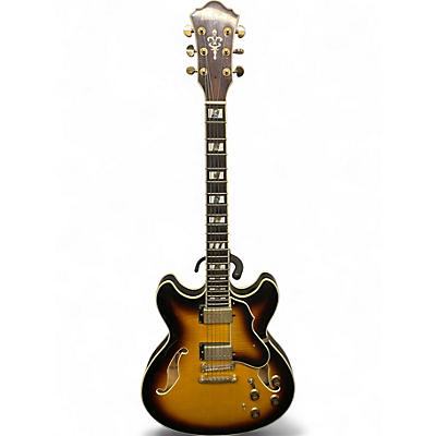 Used Ibanez AS153A Artstar 2 Color Sunburst Hollow Body Electric Guitar