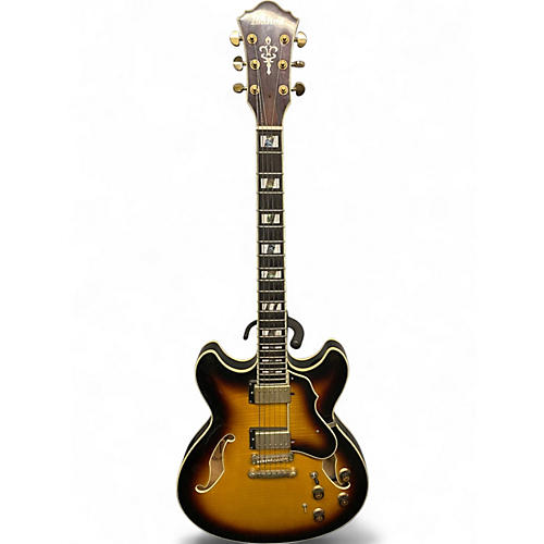 Used Ibanez AS153A Artstar 2 Color Sunburst Hollow Body Electric Guitar 2 Color Sunburst
