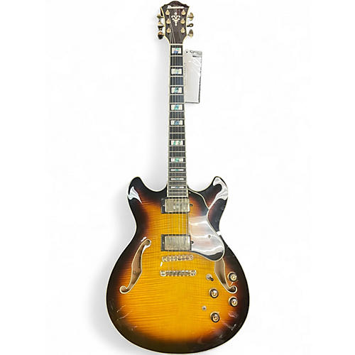 Used Ibanez AS153A Artstar 2 SUNBURST Hollow Body Electric Guitar SUNBURST