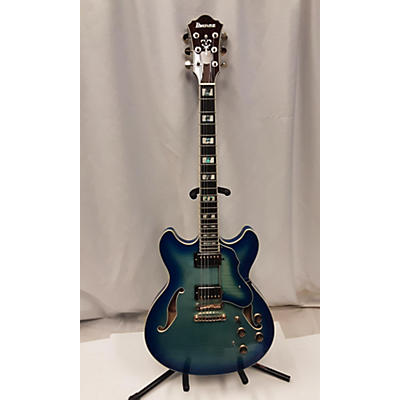 Ibanez Used Ibanez AS153A Artstar Blue Hollow Body Electric Guitar