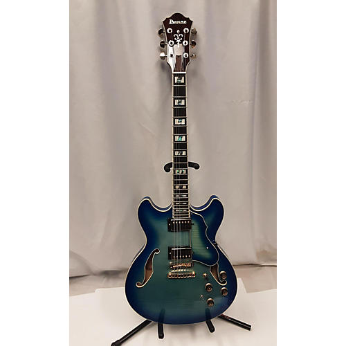 Ibanez Used Ibanez AS153A Artstar Blue Hollow Body Electric Guitar Blue