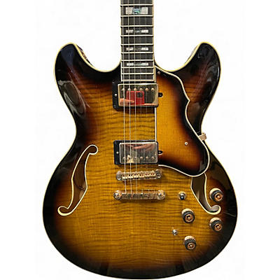 Used Ibanez AS153A Artstar Brown Sunburst Hollow Body Electric Guitar