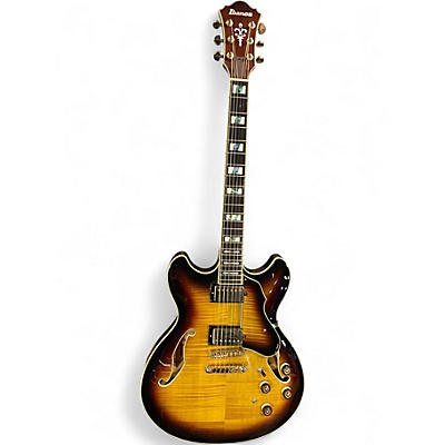 Used Ibanez AS153A Artstar Vintage Sunburst Hollow Body Electric Guitar