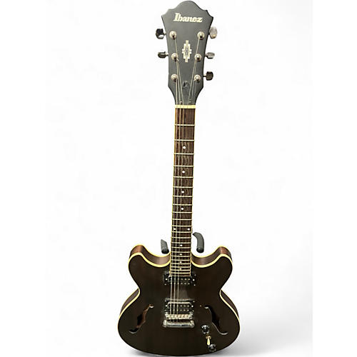 Used Ibanez AS53 Black Hollow Body Electric Guitar Black
