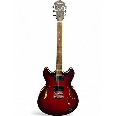 Used Ibanez AS53 SUNBURST RED FLAT Hollow Body Electric Guitar