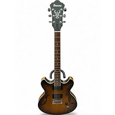 Used Ibanez AS53-TF 5B-05 Brown Sunburst Hollow Body Electric Guitar