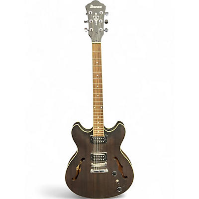 Used Ibanez AS53-TFK Trans Black Hollow Body Electric Guitar