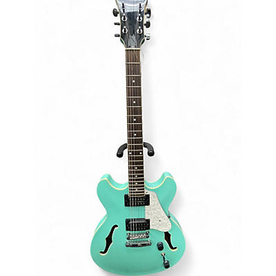 Used Ibanez AS63 Seafoam Green Hollow Body Electric Guitar