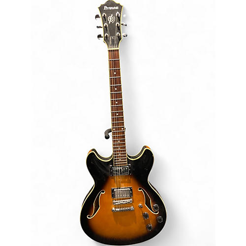 Used Ibanez AS73 Artcore 3 Tone Sunburst Hollow Body Electric Guitar 3 Tone Sunburst