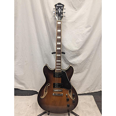 Ibanez Used Ibanez AS73 Artcore Brown Sunburst Hollow Body Electric Guitar