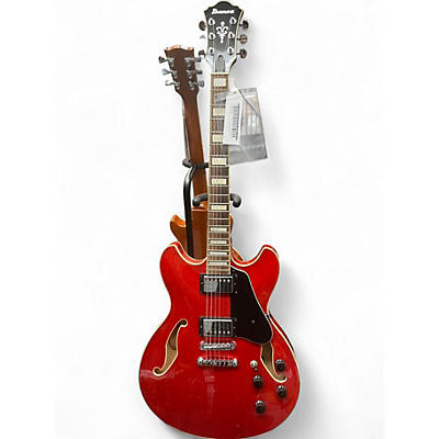 Used Ibanez AS73 Artcore Cherry Hollow Body Electric Guitar