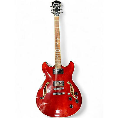 Used Ibanez AS73 Artcore Crimson Red Trans Hollow Body Electric Guitar