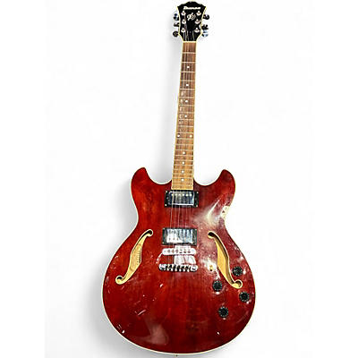 Used Ibanez AS73 Artcore Dark Cherry Burst Hollow Body Electric Guitar