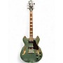 Used Ibanez AS73 Artcore Green Hollow Body Electric Guitar Green