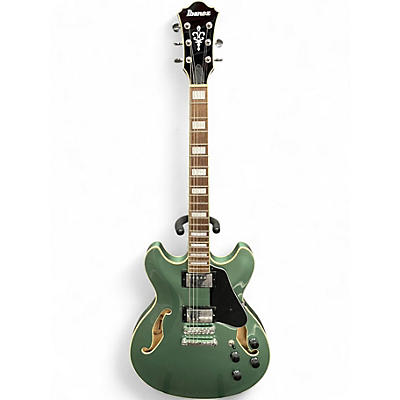 Used Ibanez AS73 Artcore Inverness Green Hollow Body Electric Guitar