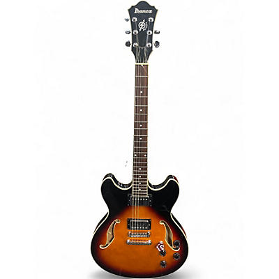 Used Ibanez AS73 Artcore SUNBURST Hollow Body Electric Guitar
