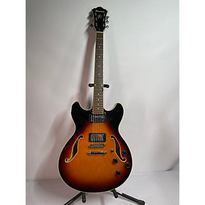 Ibanez Used Ibanez AS73 Artcore Sunburst Hollow Body Electric Guitar