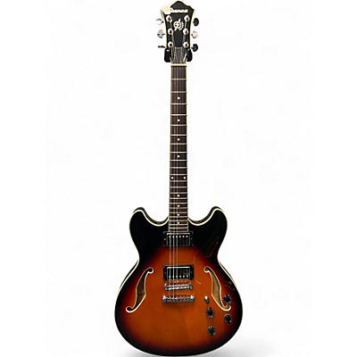 Used Ibanez AS73 Artcore Sunburst Hollow Body Electric Guitar