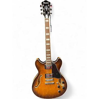 Used Ibanez AS73 Artcore Tobacco Sunburst Hollow Body Electric Guitar