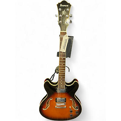 Used Ibanez AS73 Artcore Tobacco Sunburst Hollow Body Electric Guitar