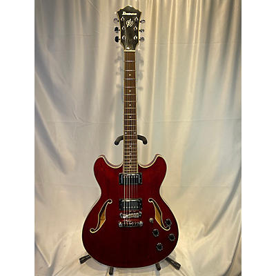 Ibanez Used Ibanez AS73 Artcore Trans Red Hollow Body Electric Guitar