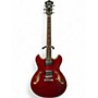 Used Ibanez AS73 Artcore Trans Red Hollow Body Electric Guitar Trans Red