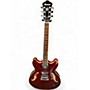 Used Ibanez AS73 Artcore Trans Red Hollow Body Electric Guitar Trans Red