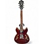 Used Ibanez AS73 Artcore Trans Red Hollow Body Electric Guitar Trans Red