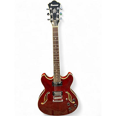 Used Ibanez AS73 Artcore Transparent Cherry Hollow Body Electric Guitar