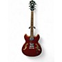 Used Ibanez AS73 Artcore Transparent Cherry Red Hollow Body Electric Guitar Transparent Cherry Red