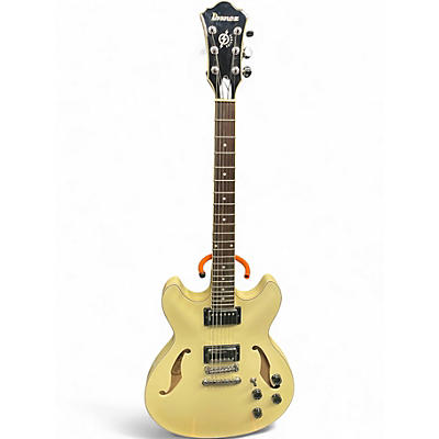 Used Ibanez AS73 Artcore White Hollow Body Electric Guitar