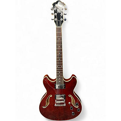 Used Ibanez AS73 Artcore red Hollow Body Electric Guitar