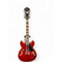 Used Ibanez AS7312 12 String Artcore Transparent Red Hollow Body Electric Guitar Transparent Red