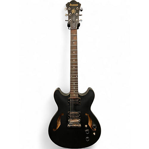 Used Ibanez AS73B Artcore Black Hollow Body Electric Guitar Black